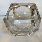 Large asymmetrical ashtray Val Saint Lambert pocket tray