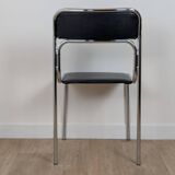 Pair of chrome chairs