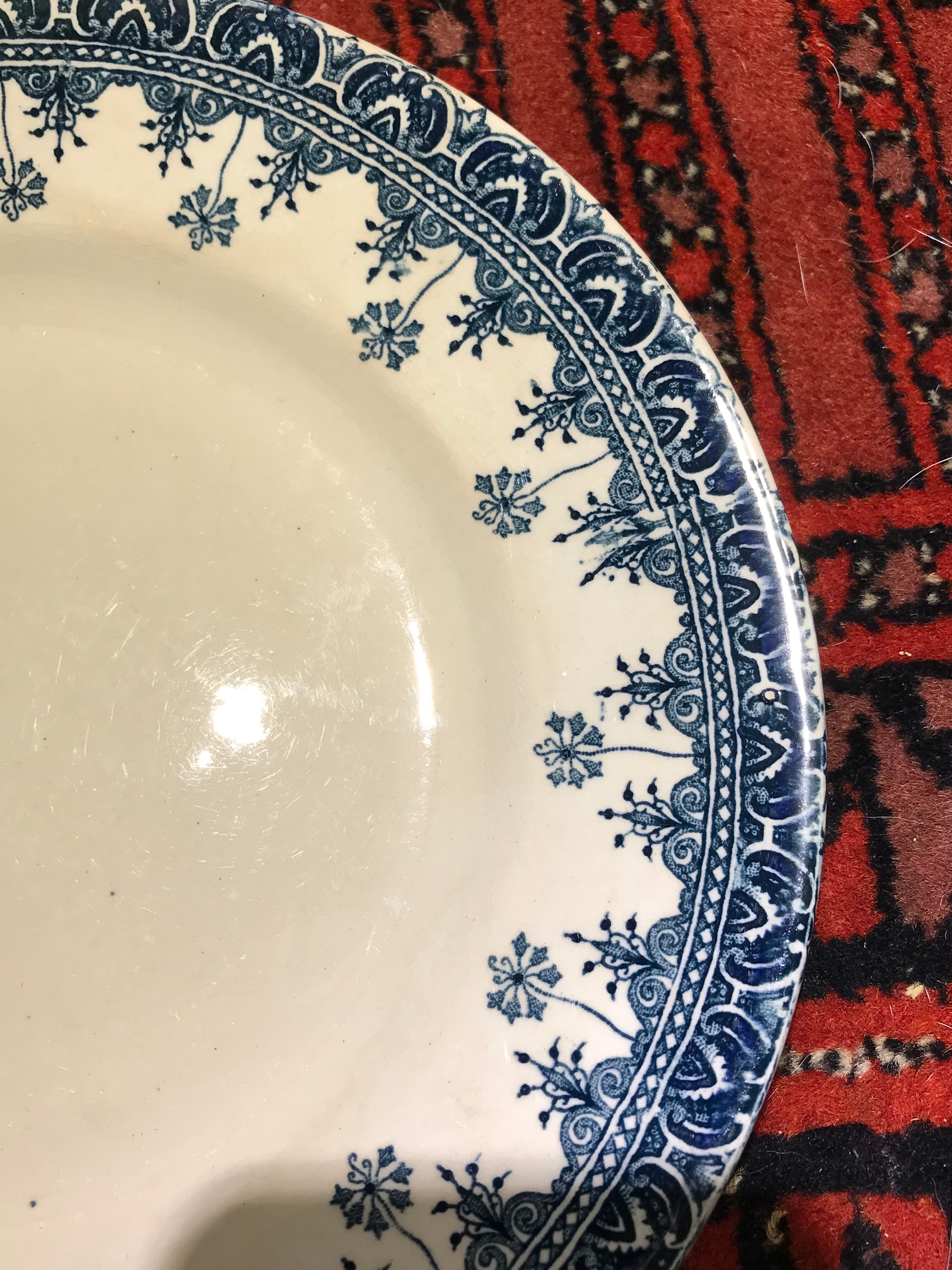 Flat plates 12, Terre de Fer, St Amand & Hamage