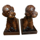 Press book in the shape of a dog made of ceramic.