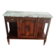 Sideboard - 1920 - art deco - 1 door - 2 drawers - gray marble top