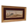 Oil painting on panel, Tuscan countryside landscape, signed