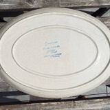Plat ovale Sarreguemines modèle Jocelyne