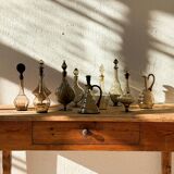 Art Deco Collection of 10 Sculptural Carafes Sweden 1920s