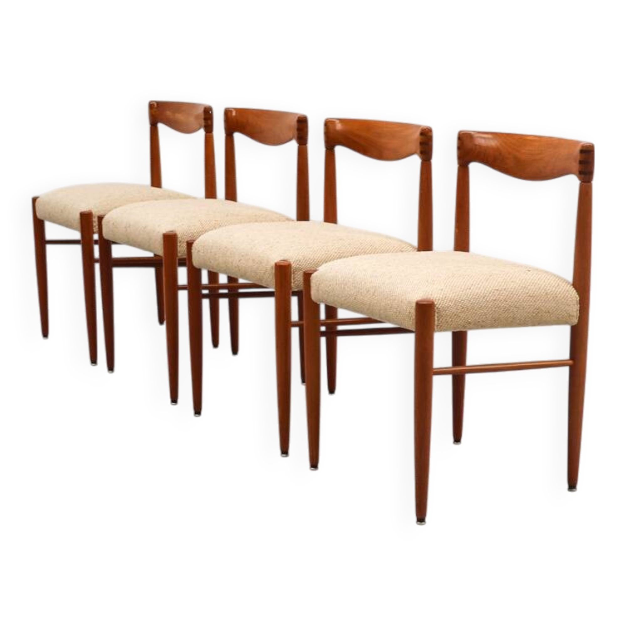 Teak Dining Chairs by H.W. Klein for Bramin 1960s