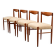 Teak Dining Chairs by H.W. Klein for Bramin 1960s