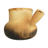 Ancient large top, terracotta pottery, stamped the incomparable Vallauris Made in France