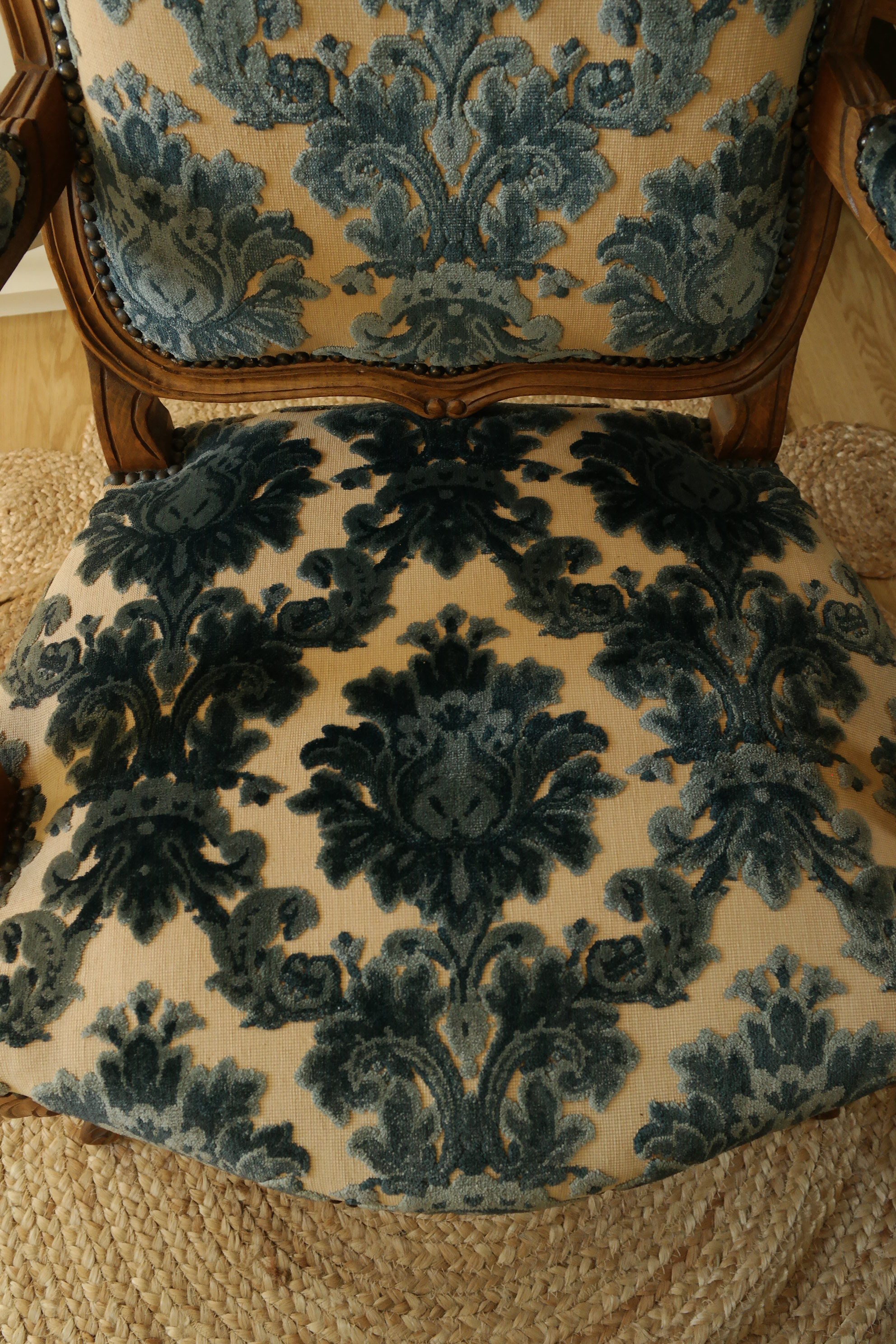 Pair of Louis XV style chairs