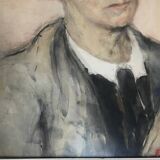 Autoportrait à l’aquarelle par Renée Prinz