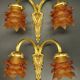Pair of Louis XVI style wall sconces by Lucien GAU, Paris - gilded bronze