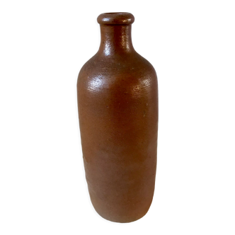 Stoneware bottle handmade early twentieth century