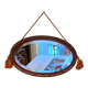 Oval mirror - Art Deco period - 1920