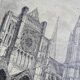 Notre-Dame de Chartres, an original printed in 1895.