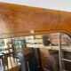 Large antique mirror in wood burl and mother-of-pearl – Art Deco style