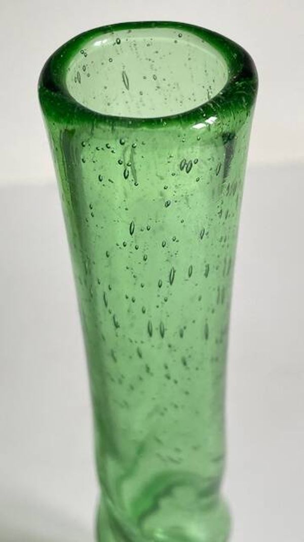 Vase soliflore verrerie biot vintage