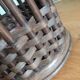 Wicker rattan umbrella holder