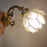 Duo appliques fleurs de nacre
