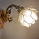 Duo appliques fleurs de nacre