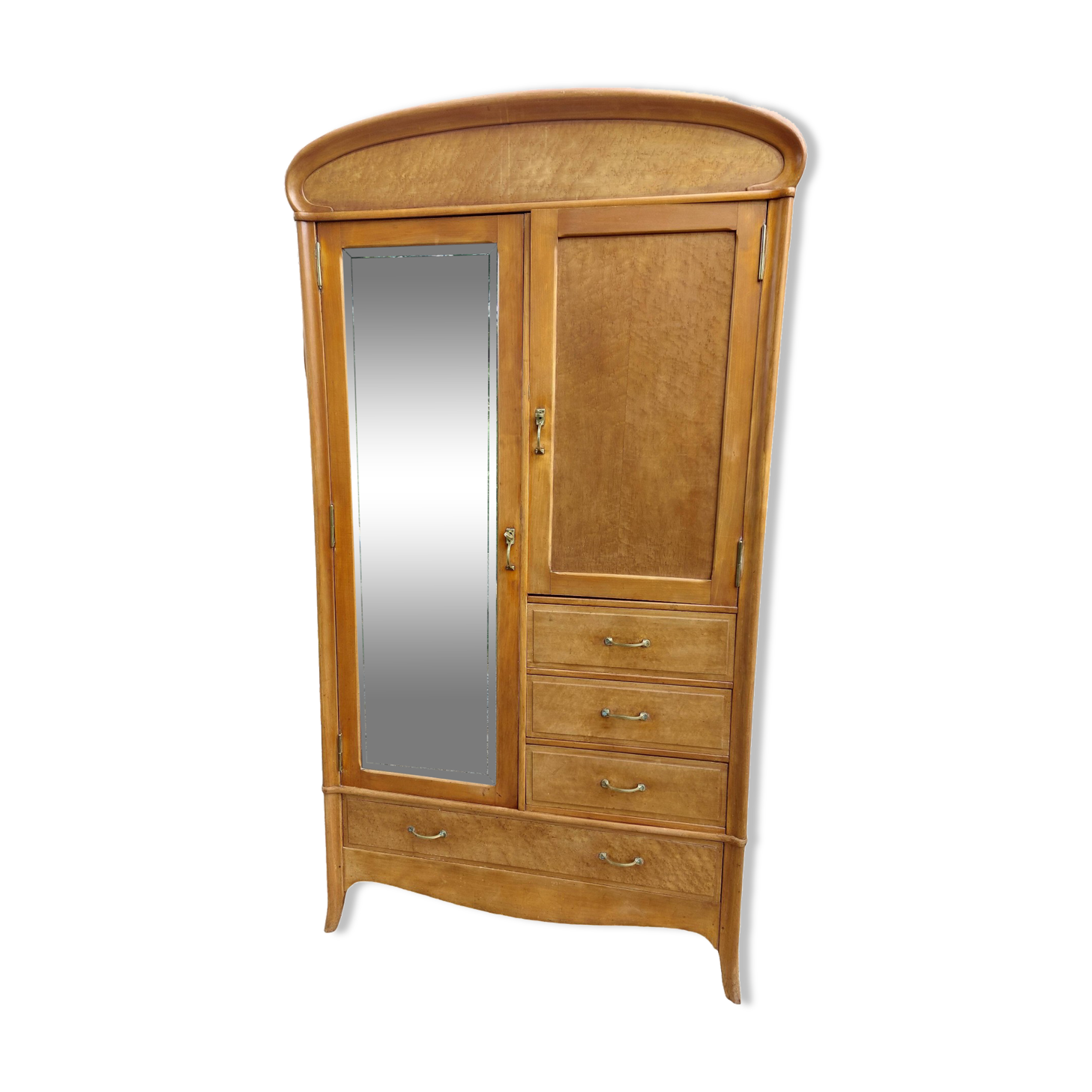 triple function wardrobe, hanging rail