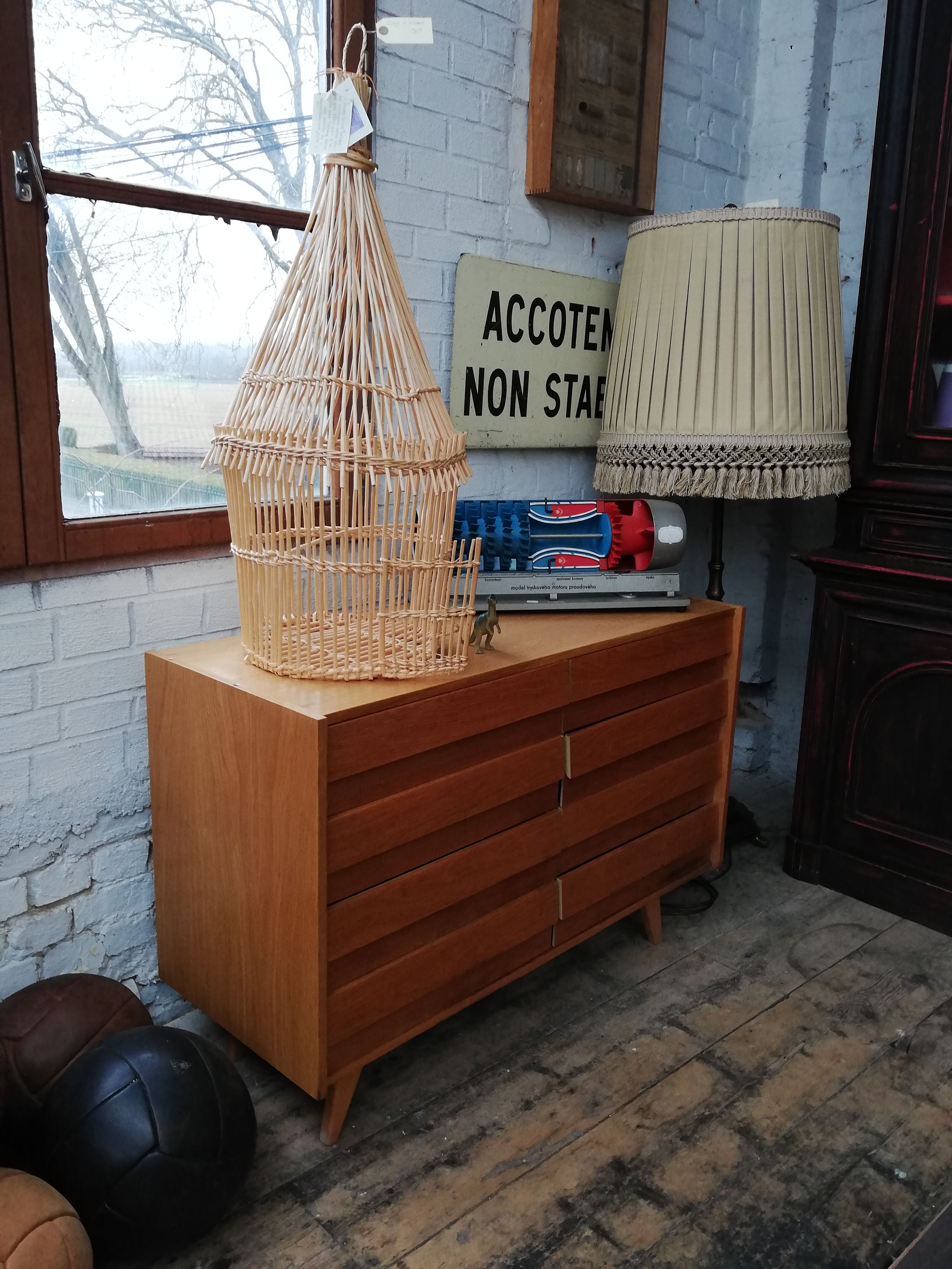 Czech chest of drawers Jiri Jiroutek, 1960, Scandinavian style, U453
