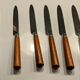 Housewife 24 cutlery stainless steel wooden sleeves Guy Degrenne