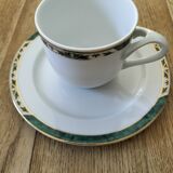 Set of 12 coffee cups and 12 sub-cups