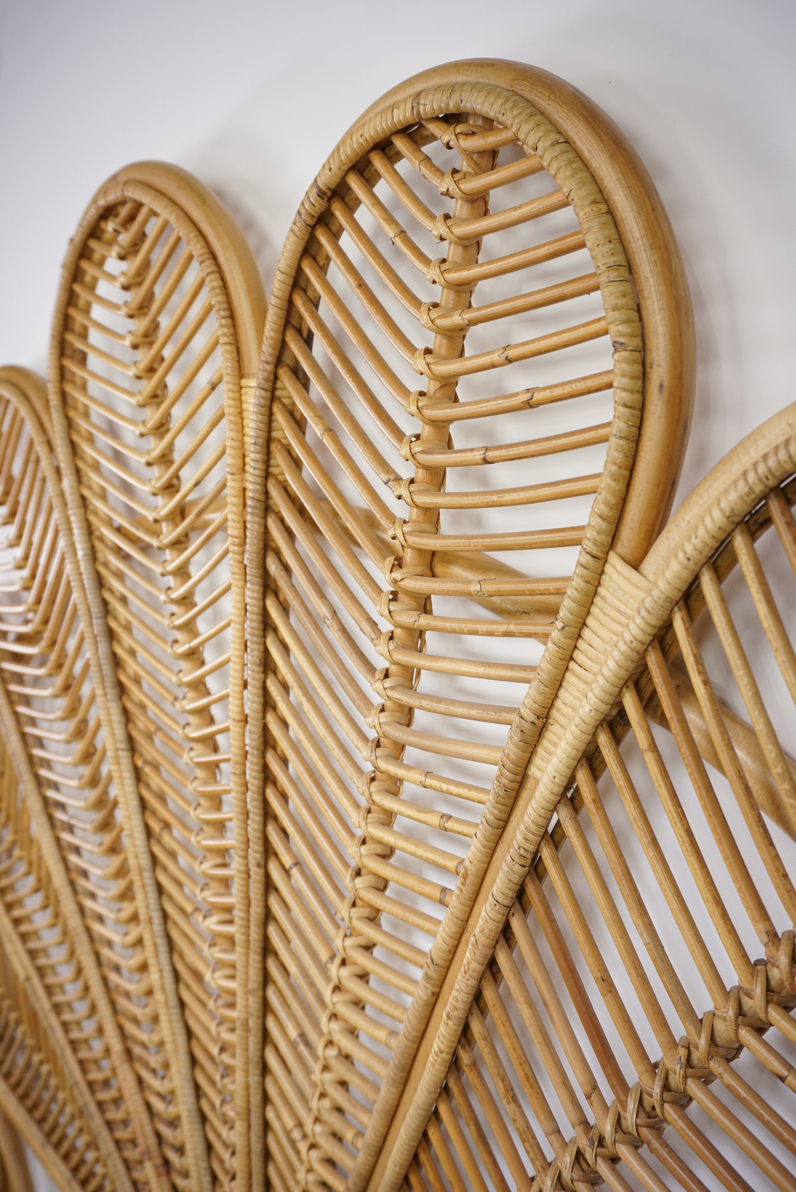Rattan headboard
