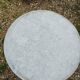 Empire style pedestal table with marble top