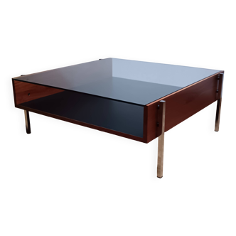 Wood and glass coffee table, Robin Day for Habitat