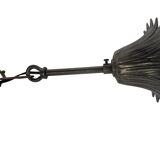 Pendant lamp - Hollywood Regency style - 'Cross' - gold-colored - gilded