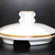 Art Deco ensemble of Czech coffee pot and sugar bowl.