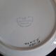 Ancienne assiette plate faïence hb quimper peint main décor floral
