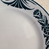 2 assiettes terre de fer Badonviller