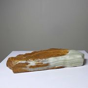 Brutalist vintage green onyx ashtray, 1950s-70s, Italy.