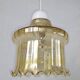 Venini Vintage Murano Glass Amber Pendant Light