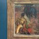 Original Swedish Oil on Panel – "The Bullfight" by Owe Wessbohn – Dated 1953 – Framed Period Piece – 59 × 51 cm