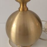 Vintage golden metal ball lamp foot