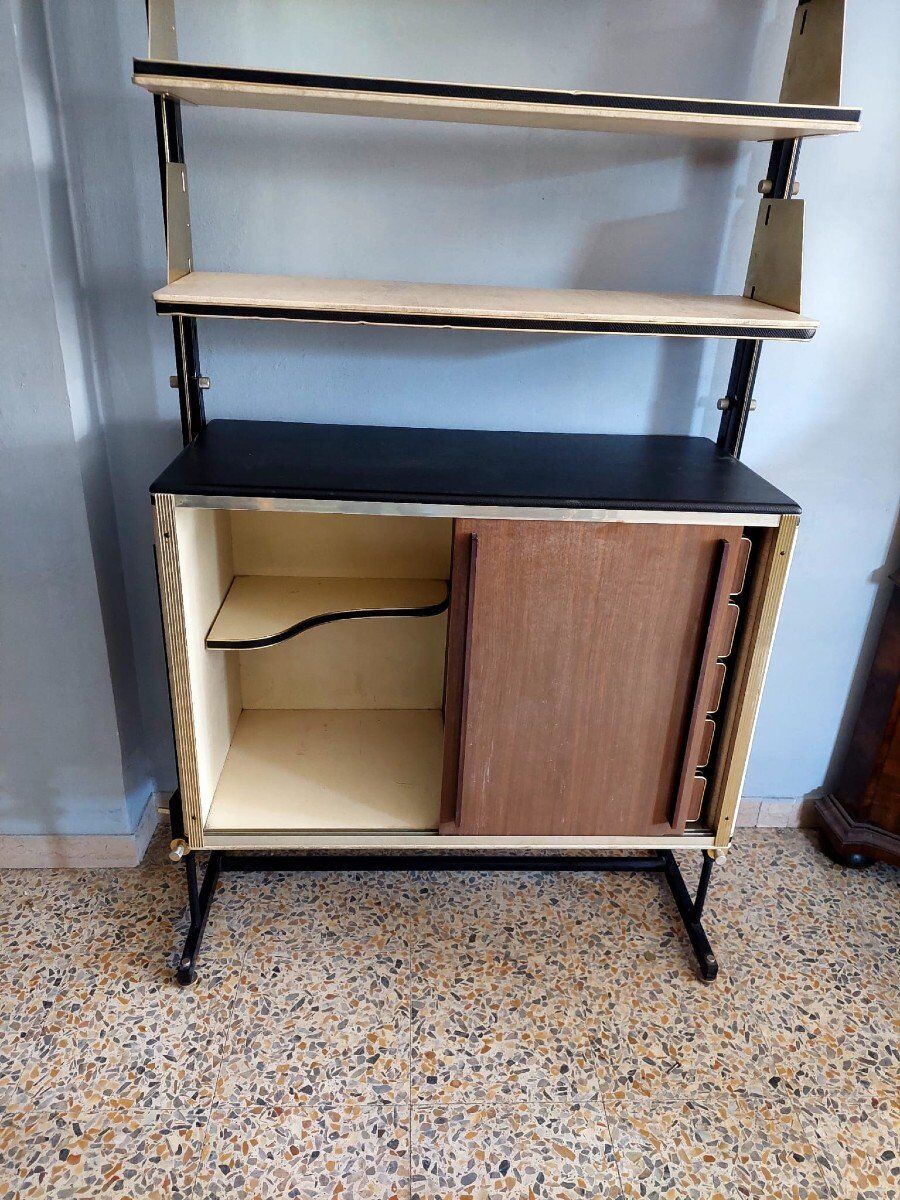 Meuble Bibliothèque d'Umberto Mascagni Design Des Années 1950,