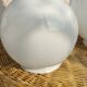 White opaline globe medium format