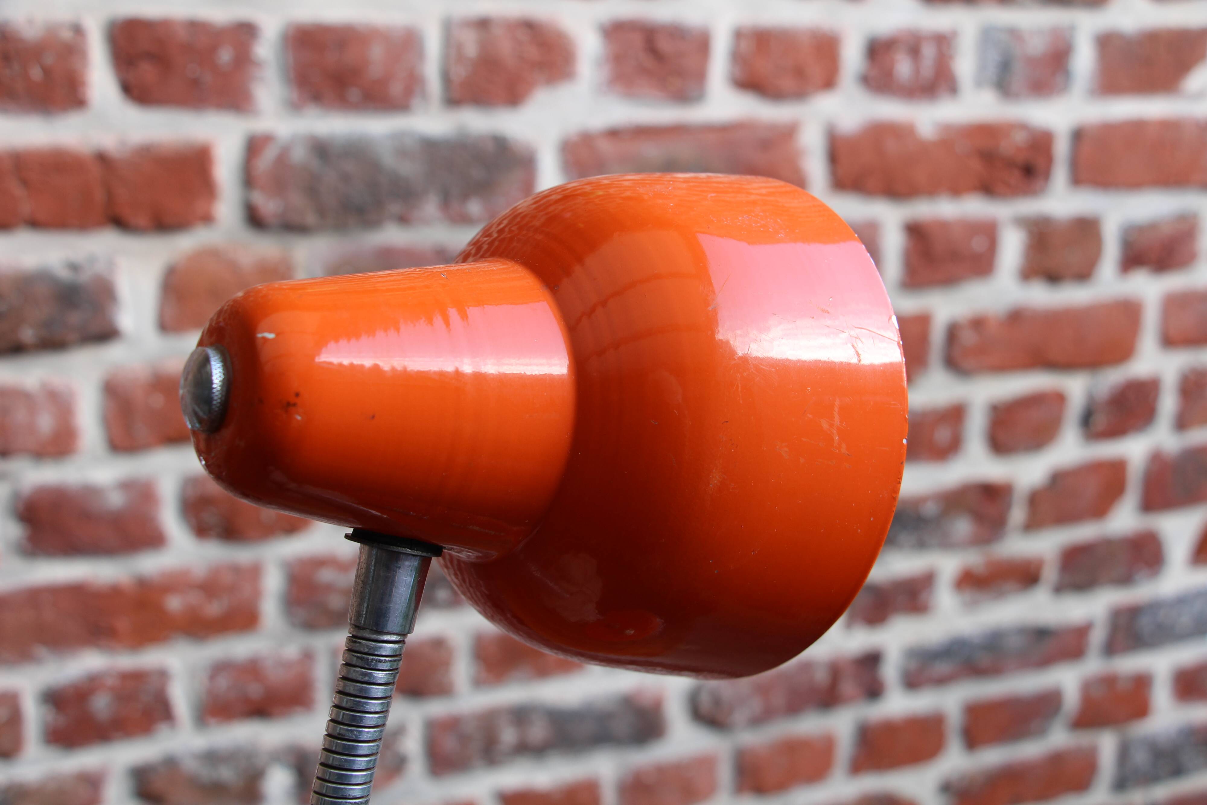 70's orange desk lamp
