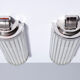 Pair of modernist art-deco wall lamps
