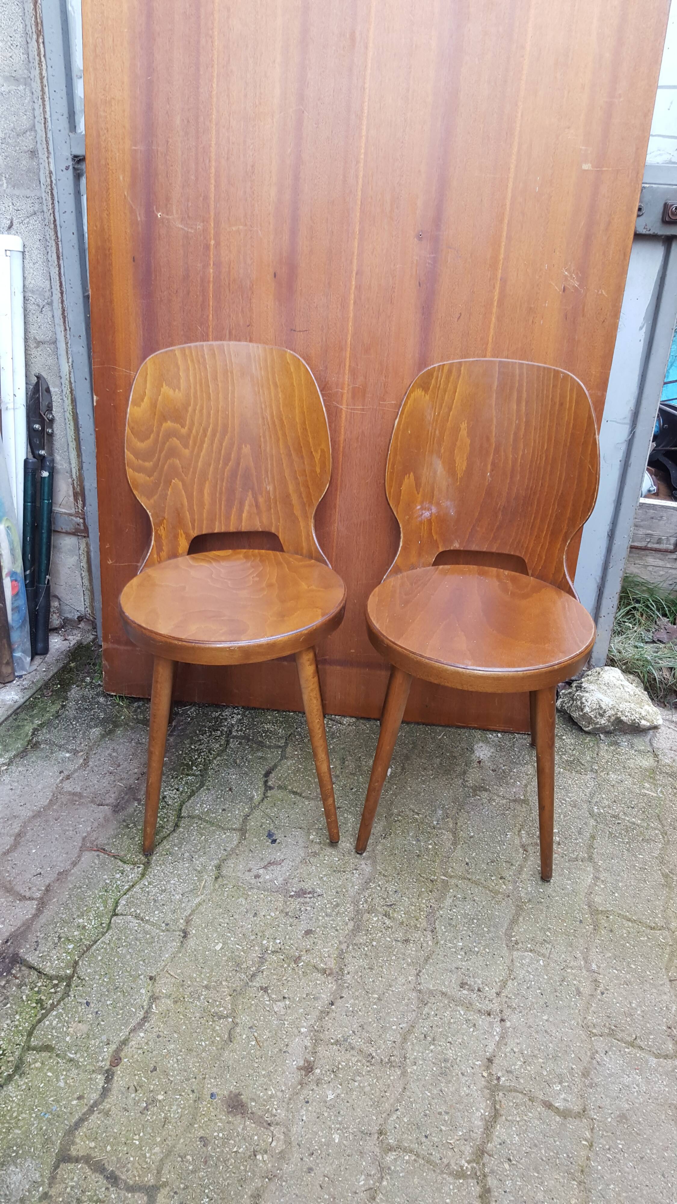Pair of Baumann 60s style chairs