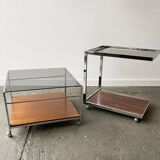 Mid-Century drinks trolley and matching coffee table by MDA