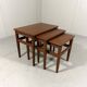 Tables gigognes en teck Danemark années 1960