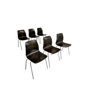 Lot de 6 chaises bois - pagholz