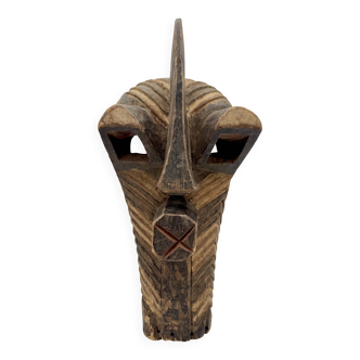 African mask Songye Kifwebe – tribal art Congo DRC, carved wood