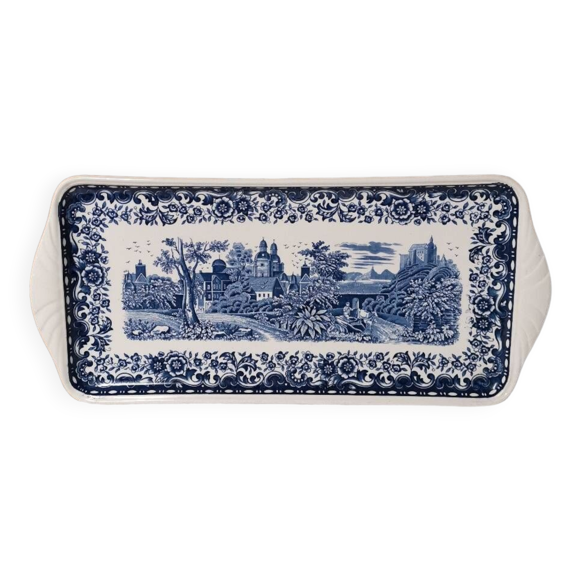 Plat à cake Villeroy et Boch "Blue Castle"