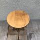 Old vintage wood tripode table
