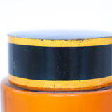 Pharmacy/apothecary old amber glass pot