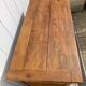 Old solid oak cabinet with its large drawer.